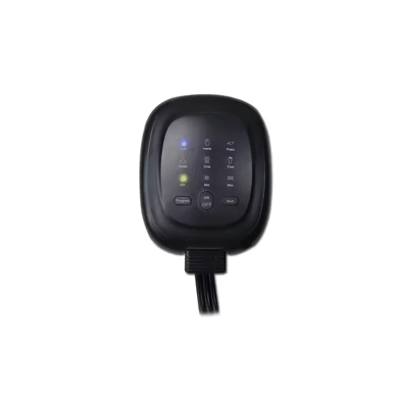 Remote control for electric leg compression massager with multiple massage modes